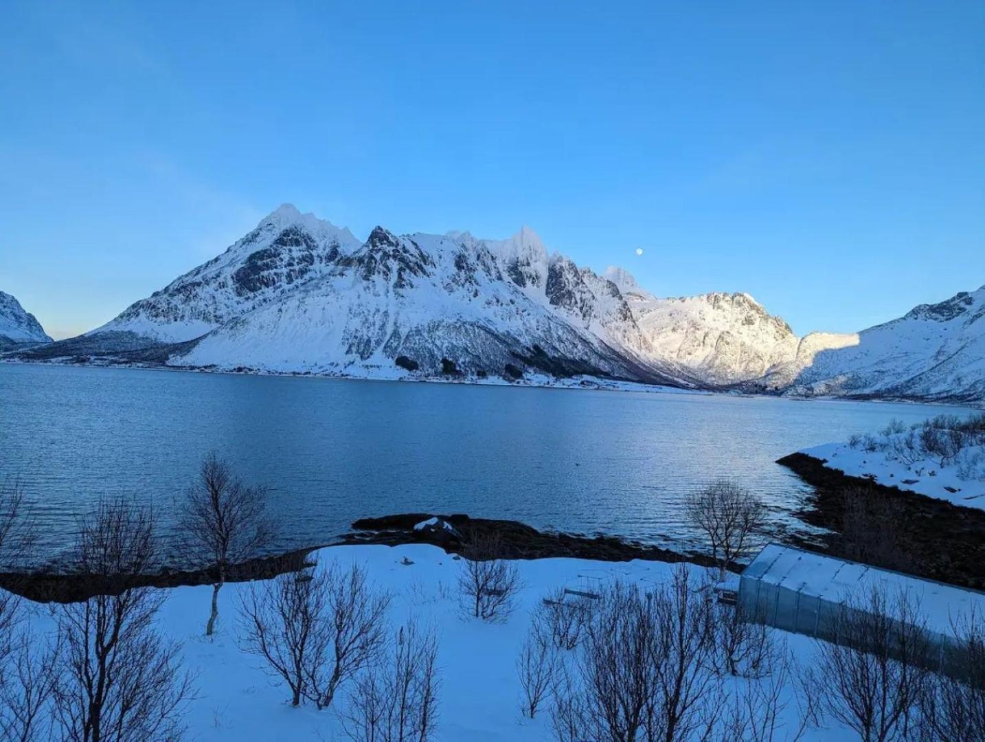 Nydelig Hytte Med Fantastisk Beliggenhet Ved Sjoen Villa Laupstad Luaran gambar